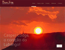 Tablet Screenshot of casperlodge-lubango.com